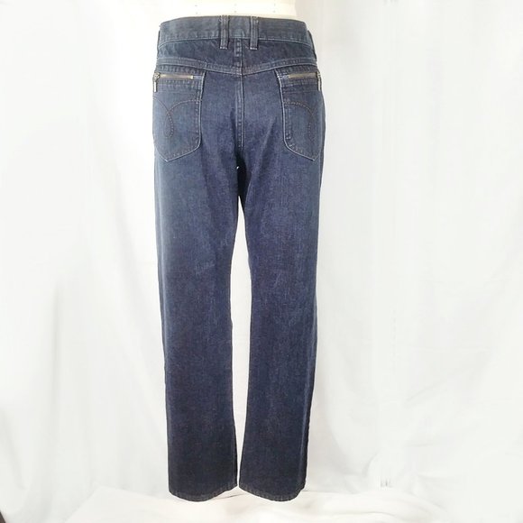 See by Chloe Dark Wash Straight Leg Blue Jeans - Picture 4 of 9